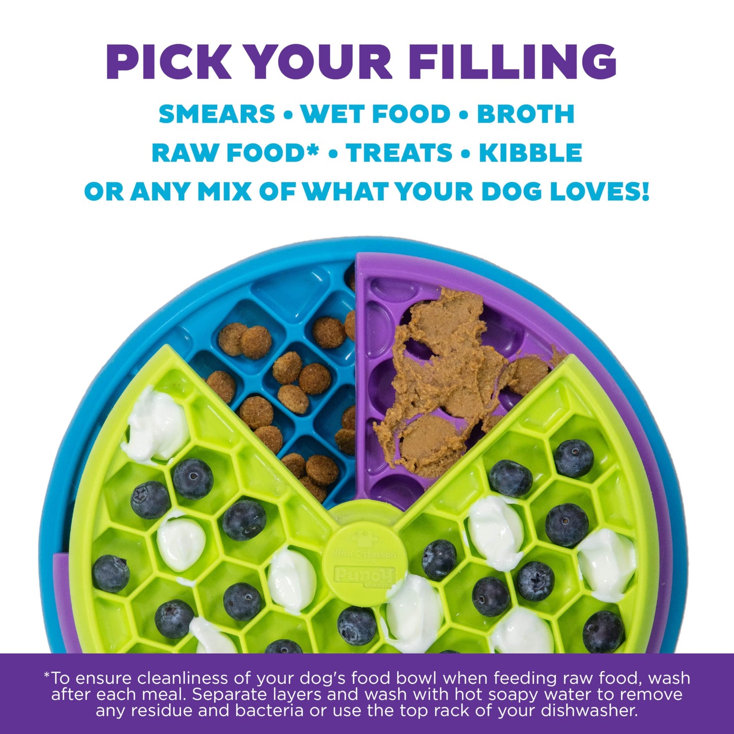 Outward Hound Nina Ottosson Interactive Dog Toys - Medium Level 2 - Dog Puzzle Feeder & Treat Dispenser for Boredom Relief, Mental Stimulation, Dog Enrichment - Reduces Anxiety, Engages Smart Dogs