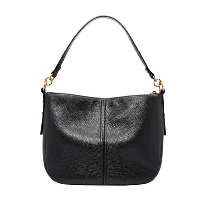 Fossil Women's Jolie Leather Crossbody Purse Handbag, Black (Model: ZB7716001)