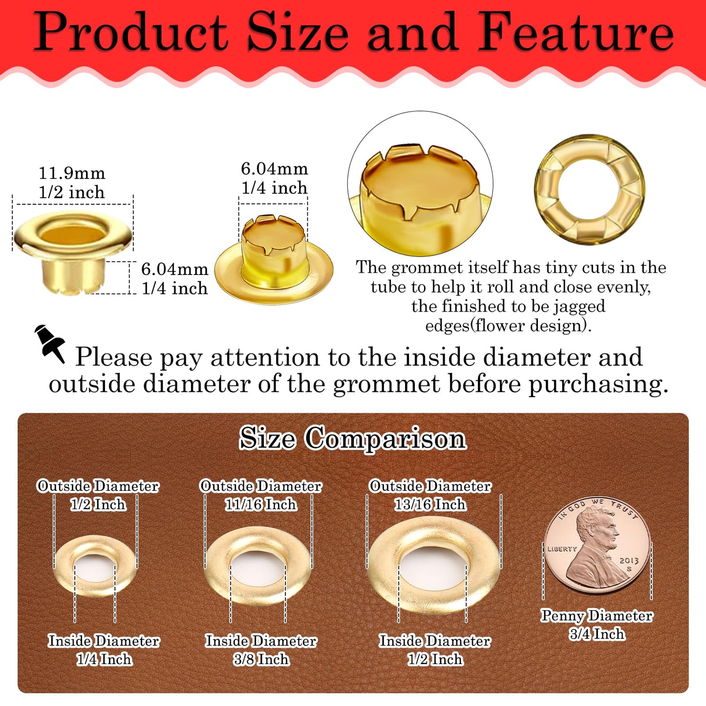 803Pcs Grommet Eyelet Pliers Kit, 1/4 Inch 6mm(Inside Diameter) Grommet Tool Kit with 800 Metal Eyelets with Washers in Gold and Silver, Eyelet Grommet Hand Press kit for Leather/Belt/Shoes/Crafts