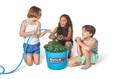 Bunch O Balloons Rapid-Filling Grenade-Colored Water Balloons 6 Pack (210 Balloons),Green