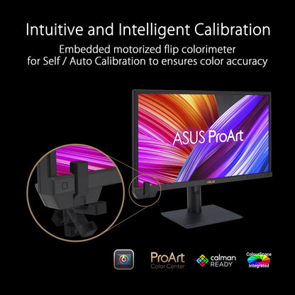 ASUS ProArt Display 14” 1080P Portable Touchscreen Monitor (PA148CTV) - Full HD, IPS, 100% sRGB/Rec.709, Color Accuracy ΔE < 2, Calman Verified, USB-C Power Delivery, Micro HDMI, Tripod Socket,Black