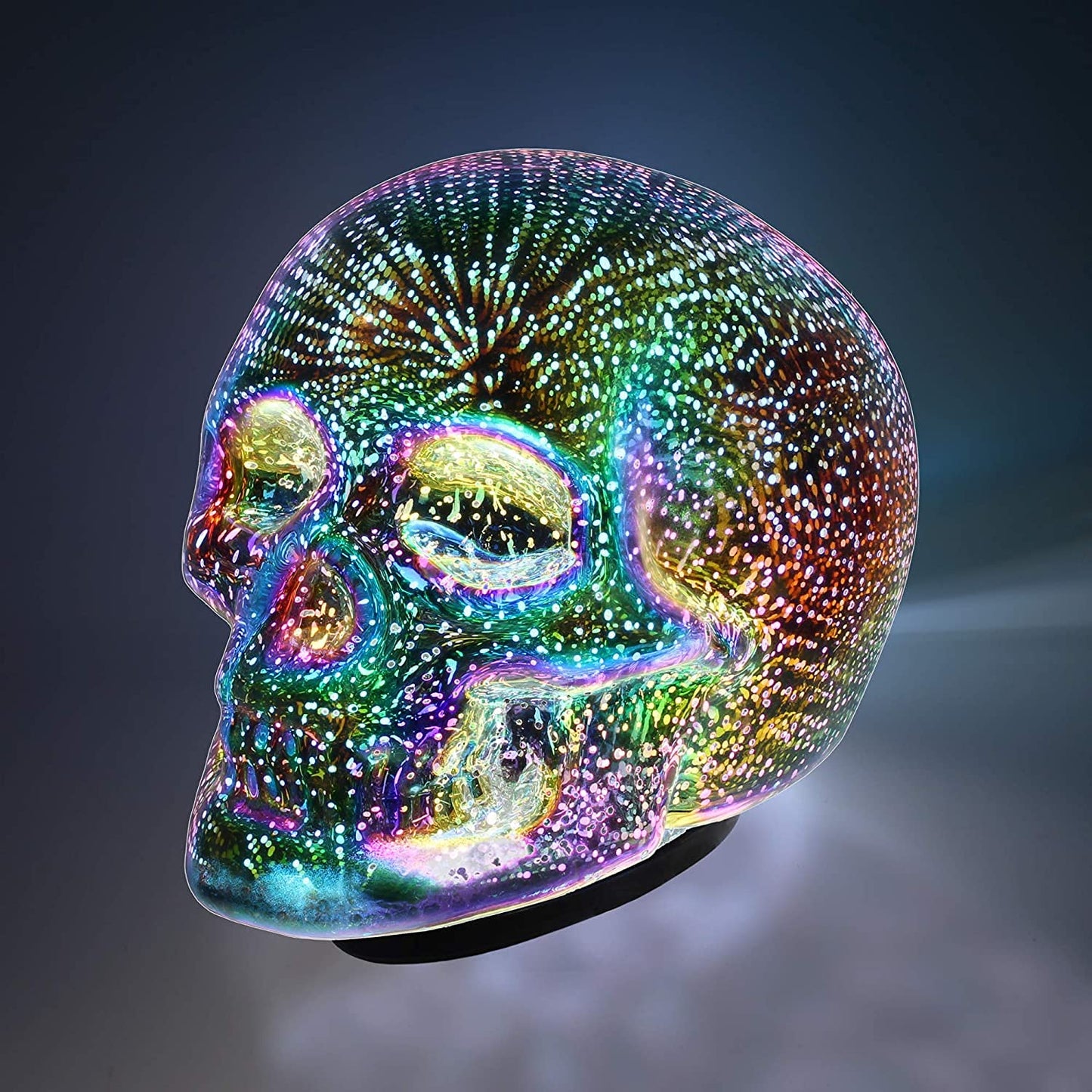Tradeopia Led Skull Table Lamp, Requires 3 X AAA Batteries, Ideal for Room Decor Table Desk Decor Lamps, Lava lamp, Halloween