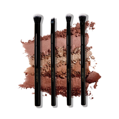 LAURA GELLER NEW YORK Retractable Black Kabuki Brush for Liquid, Cream and Powder Face Makeup With Aluminum Handle