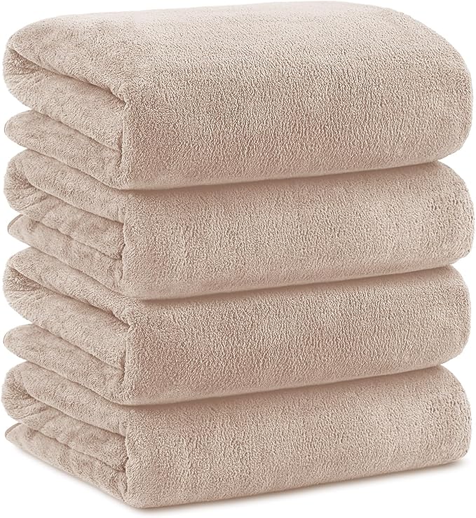 Orighty Microfiber Bath Towels Pack of 4