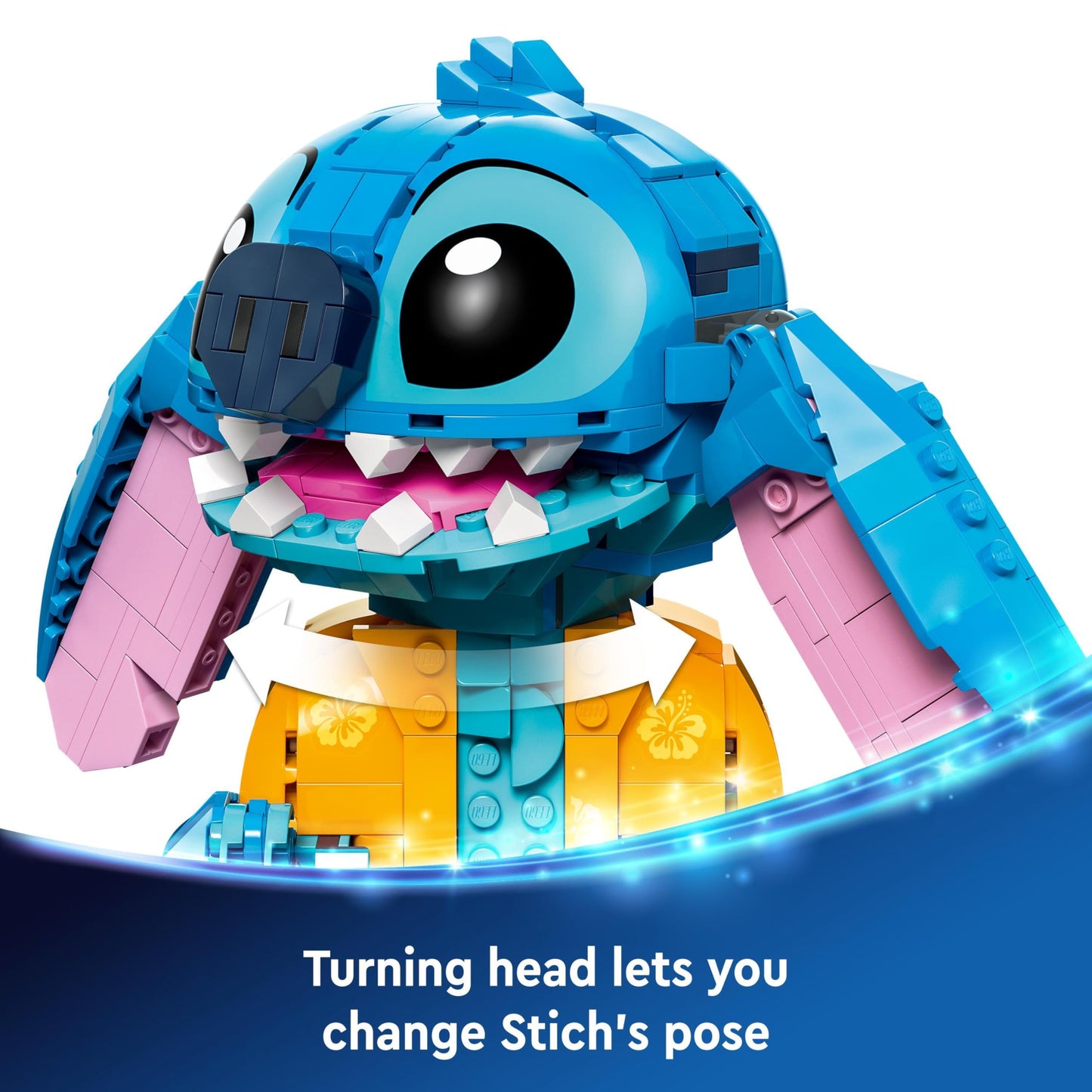 LEGO | Disney Stitch Building Toy for 9 Plus Year Old Kids, Girls & Boys, Creative Play set with Ice-Cream Cone and Character Figure, Fun Birthday Gift for Fans 43249