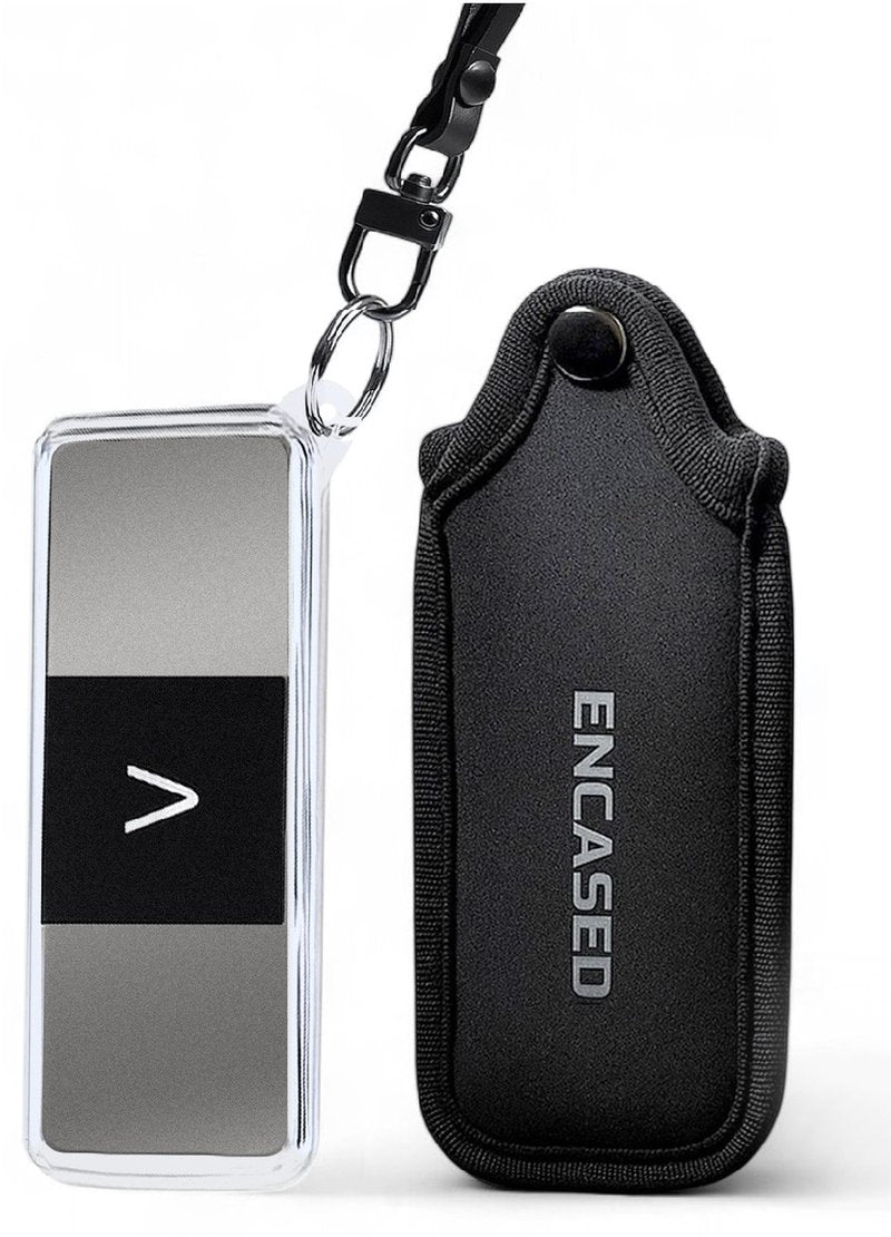 Carrying Case and Pouch for KardiaMobile 6L EKG Monitor, (Protective) Clear Case with Neoprene Cover and Wrist Strap