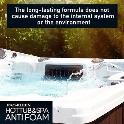 Pro-Kleen MY1446 Tub & Spa Anti Foam for All Hot Tubs & Spas-Easy to Use 5L, Clear (5 Litres)