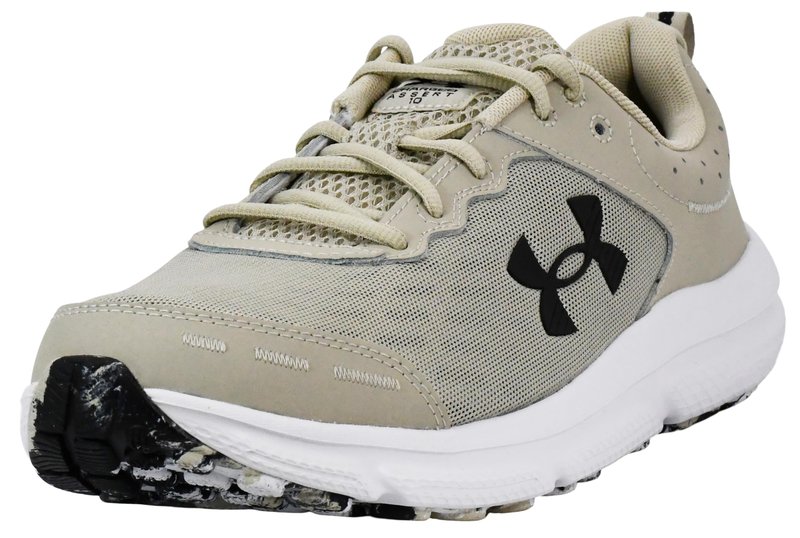 Under Armour Men's Charged Assert 10, (289) Khaki Base/Khaki Base/Black, 15.5, US