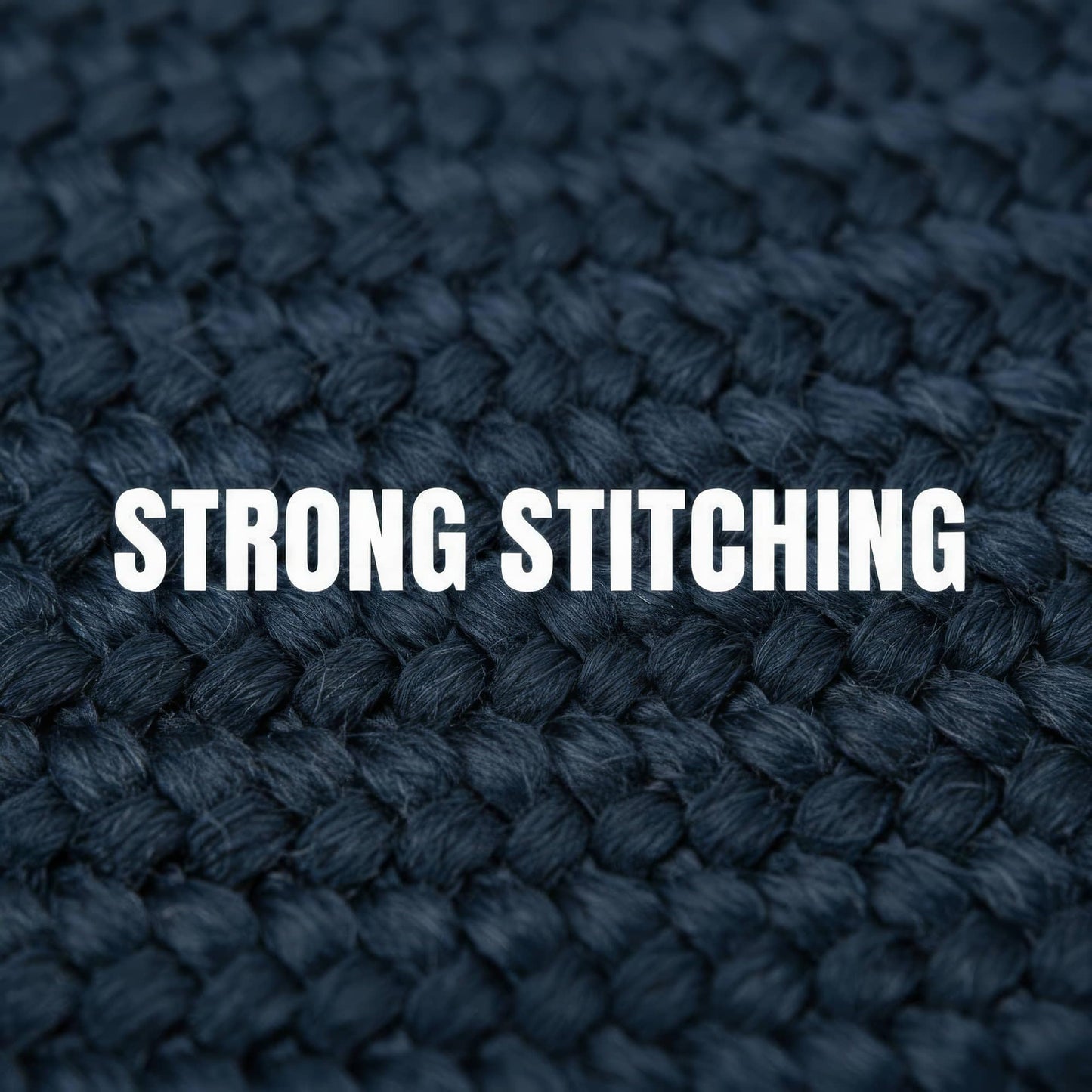 Kitchen Braided Rug - Navy Blue Braided Rugs for Entryway - Reversible Indoor/Outdoor Primitive Rug - Easy Clean Bathroom Mat - Oval 2' X 3'