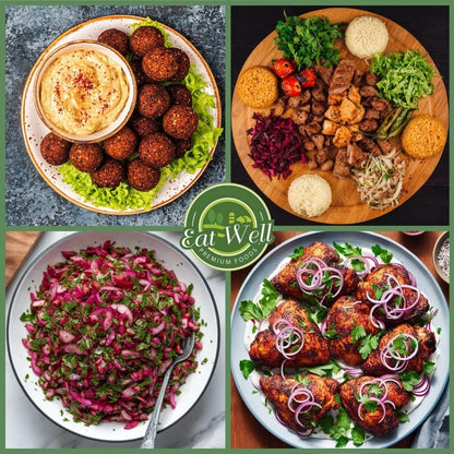 Eat Well Premium Foods Sumac Spice Powder 8 oz Ground Sumac Berries in Resealable Pack, 100% Natural Traditional Middle Eastern Spices, Sumac Seasoning with Pure Gourmet Ingredients for Cooking, Tangy and Citrusy