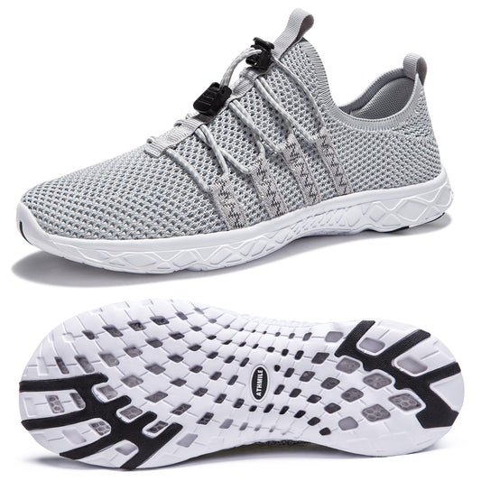 ATHMILE Water Shoes for Men Women Barefoot Hiking Swim River Shoes Adult Lake Pool Aqua Socks Beach Quick Dry for Hiking Surfing Kayaking Sport Accessories Camping Must Haves