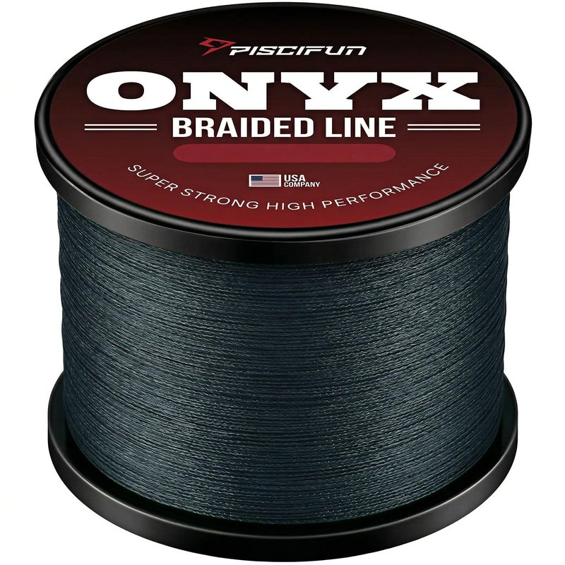 Piscifun Onyx Braided Fishing Line Advanced Superline Braid Lines 150Yd 8lb Gray