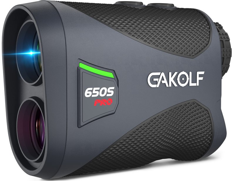 GAKOLF Golf Rangefinder with Slope Switch and Fast Acquisition︱650 Yard Range Finder Golfing with Flag Lock Vibration and Magnetic for Golfers