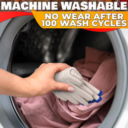 Heat-Resistant Cooking Gloves for Indoor and Outdoor Use - Gloves for Cooking, Baking, Pot-Holding, Smoker Grill Handling, and So On – Kitchen Gloves with 896 Degree Resistance, White, 10215