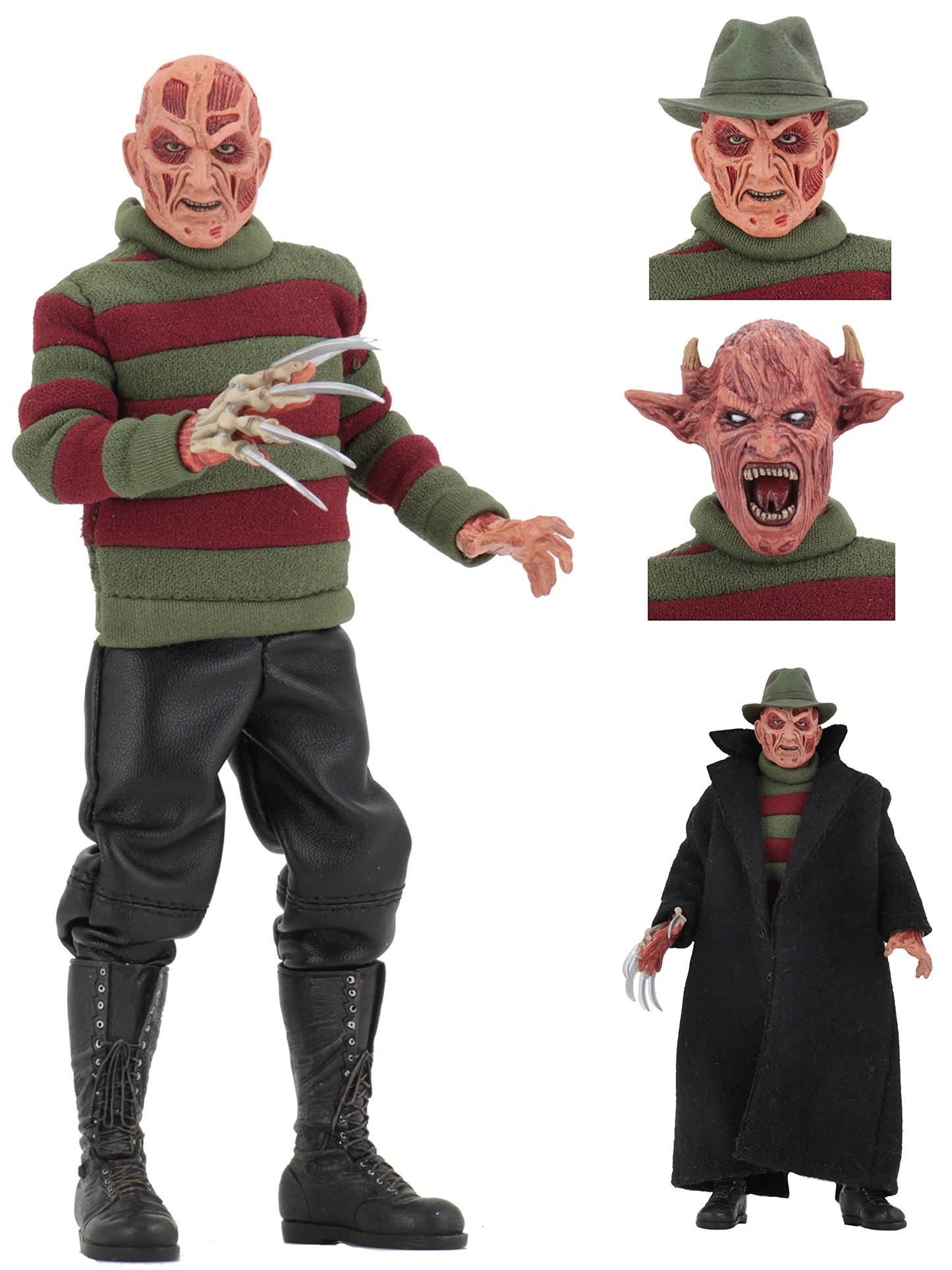 NECA Nightmare On Elm Street: New Nightmare Freddy 8" Retro Figure