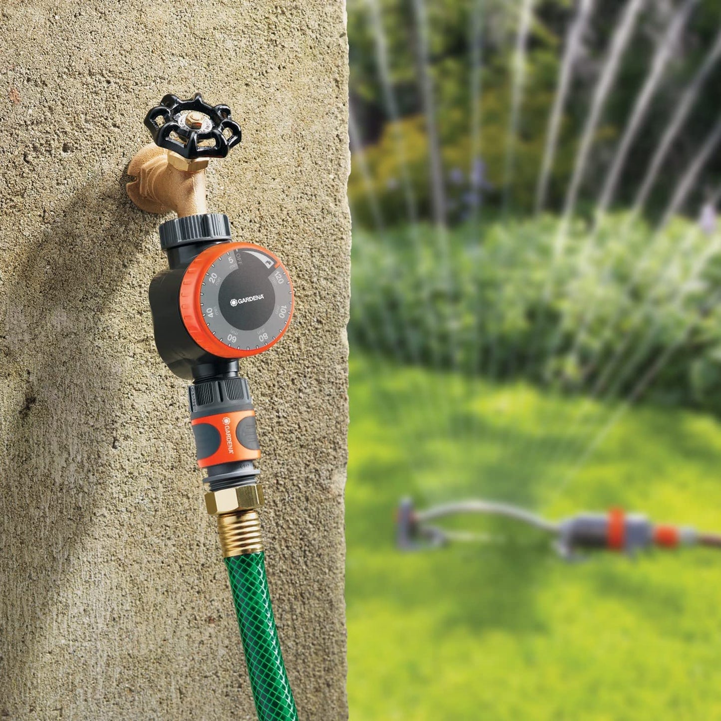 GARDENA (31169) Mechanical Water Timer with Flow Control