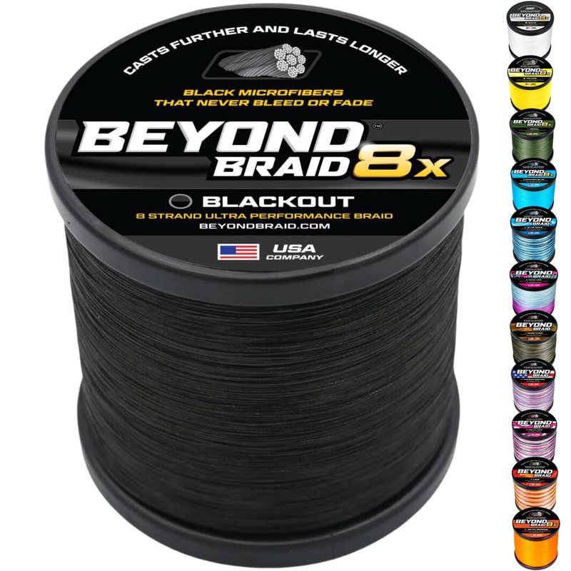 Beyond Braid Blackout No Fade 8X 300 Yards 50LB