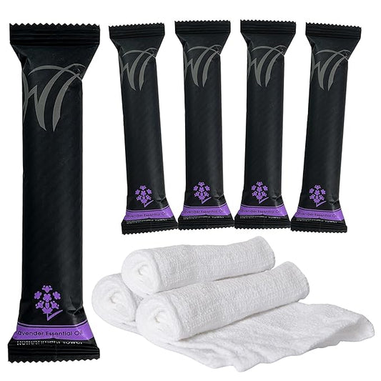 White Towel Services 8" x 8in Moist Cotton Towel Individually Wrapped