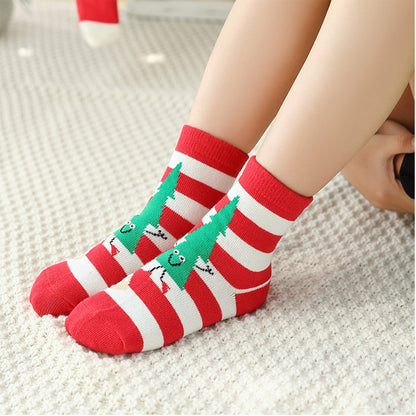 Frillybutts 5 Pack Kids Christmas Socks Boys Girls Toddler Baby Adult Family Cotton Xmas Socks