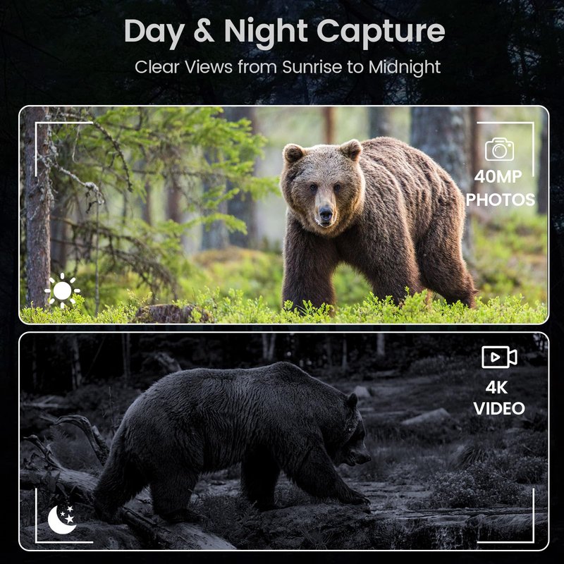 VisioGear Night Vision Binoculars - Night Thunder X3 4K Night Vision Goggles for Adults, AI Color Mode, 2000ft Range, 5000mAh Battery, 32GB Card for Camping & Hunting, Camouflage