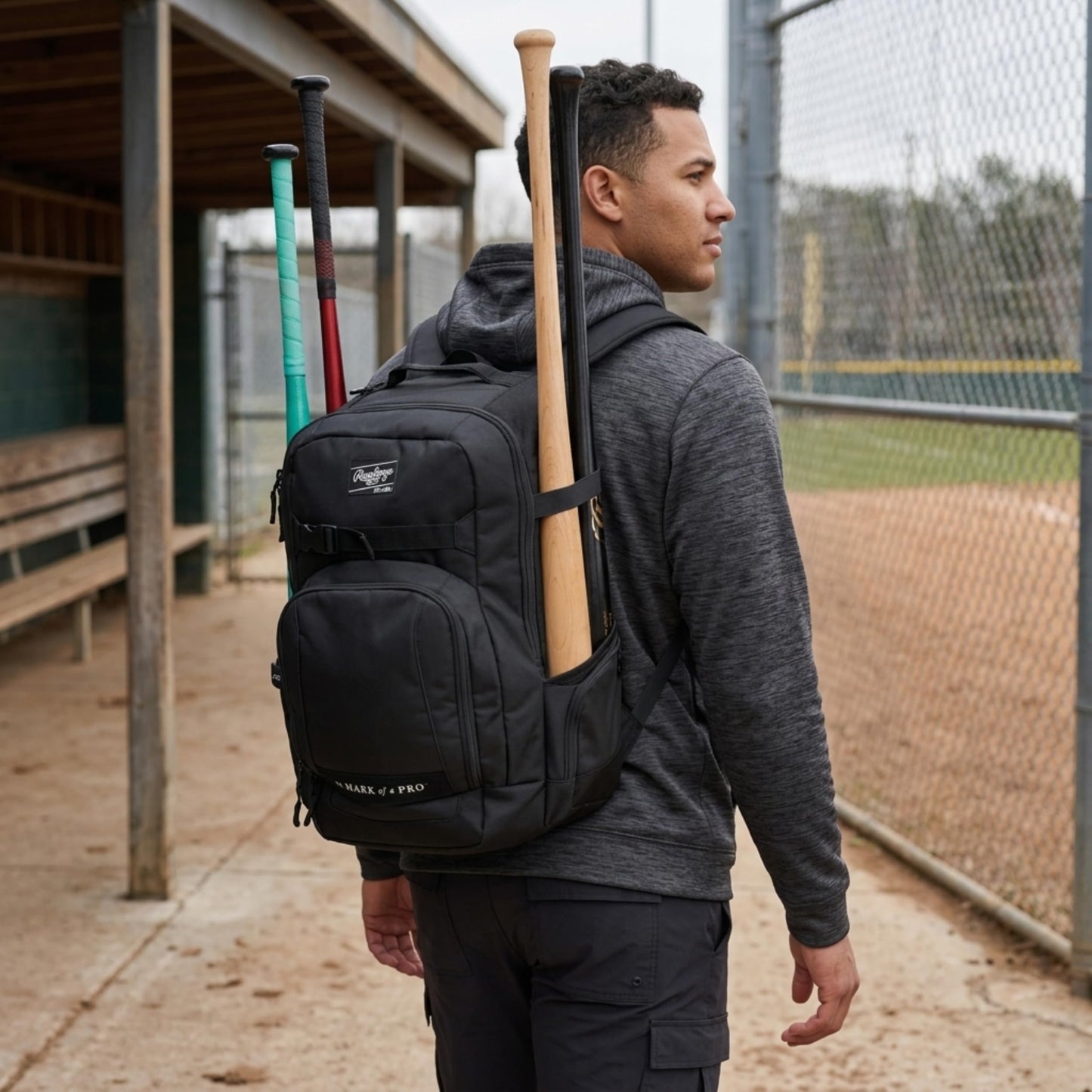 Rawlings | THE JOURNEY Player's Backpack | Baseball/Softball | White