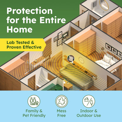 BugMD Vamoose Rodent Repellent Pouches (1 Pack, 4 Pouches) Plant-Powered Rat Repellent, Mouse Deterrent, Indoor & Outdoor Mice Repellent, Best Mouse Repellent, Natural Rat & Mouse Repellent