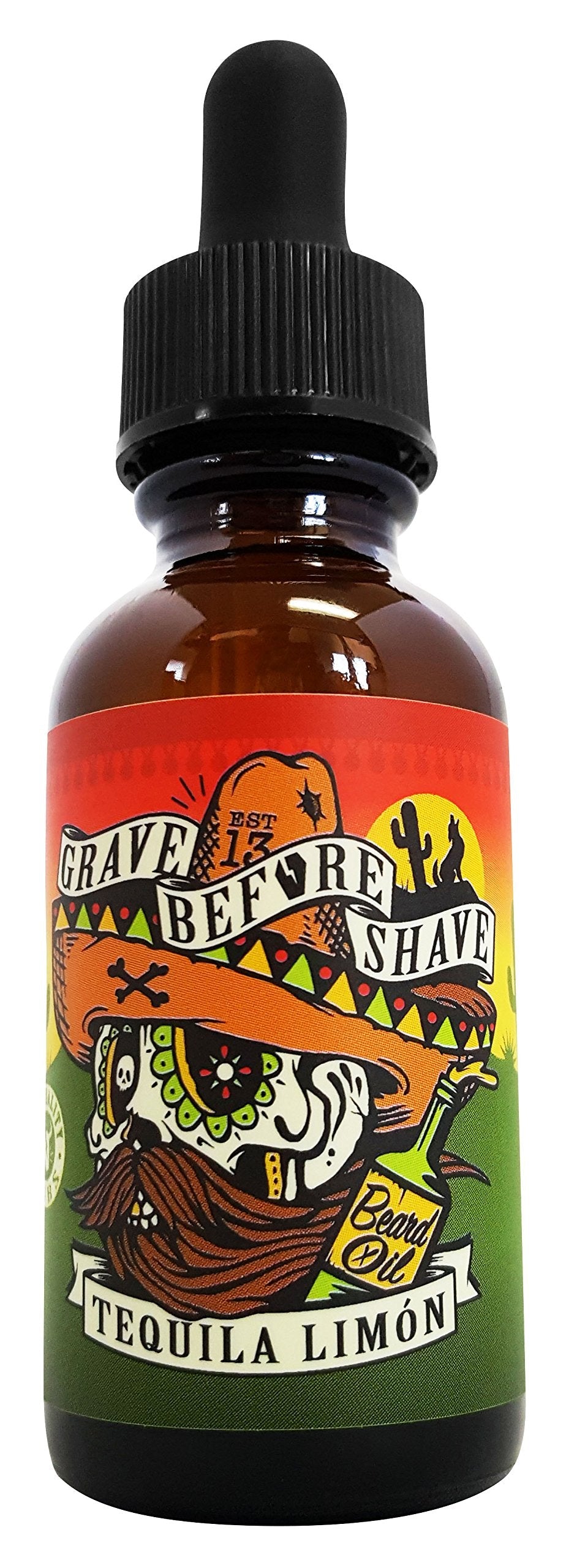 Grave Before Shave Beard Oil (Cigar Blend) 4 oz. Bottle