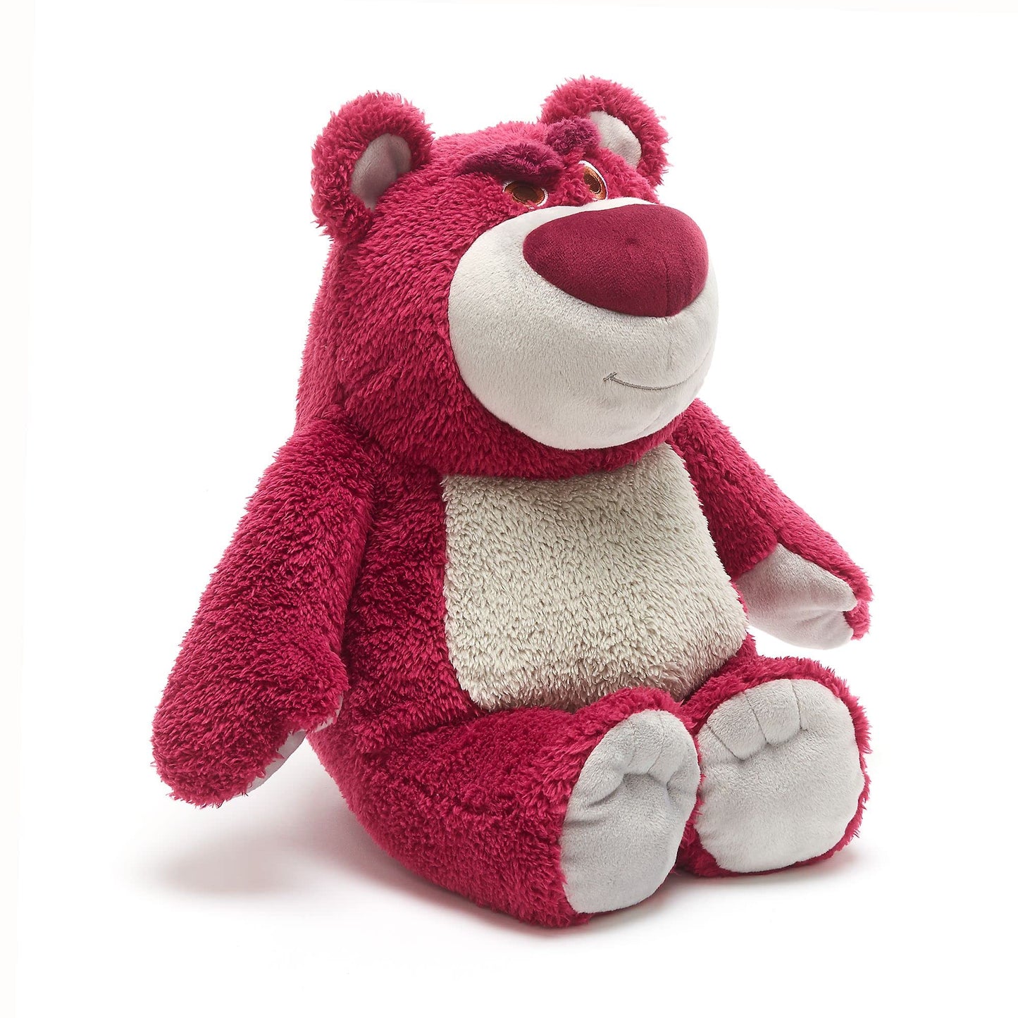 Disney Store Official Lotso Huggin' Bear Soft Toy, Toy Story, 32cm/12”, Strawberry Scented Pink Teddy, Plush Cuddly Character, Villain with Embroidered Details and Soft Finish
