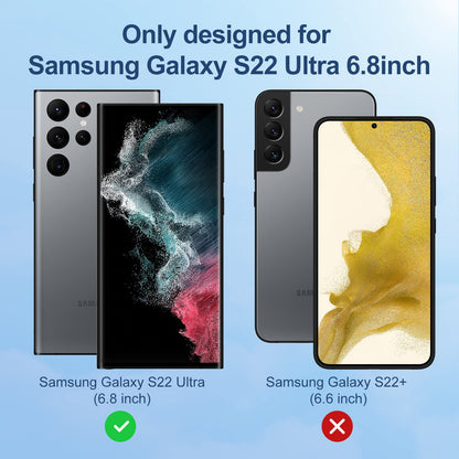 LK 3 Pack for Samsung Galaxy S22 Ultra Screen Protector [Not Glass] [Support Fingerprint Unlock] Bubble Free, with Easy Installation Tool, 3D Curved Max Coverage for S22 Ultra 6.8-inch