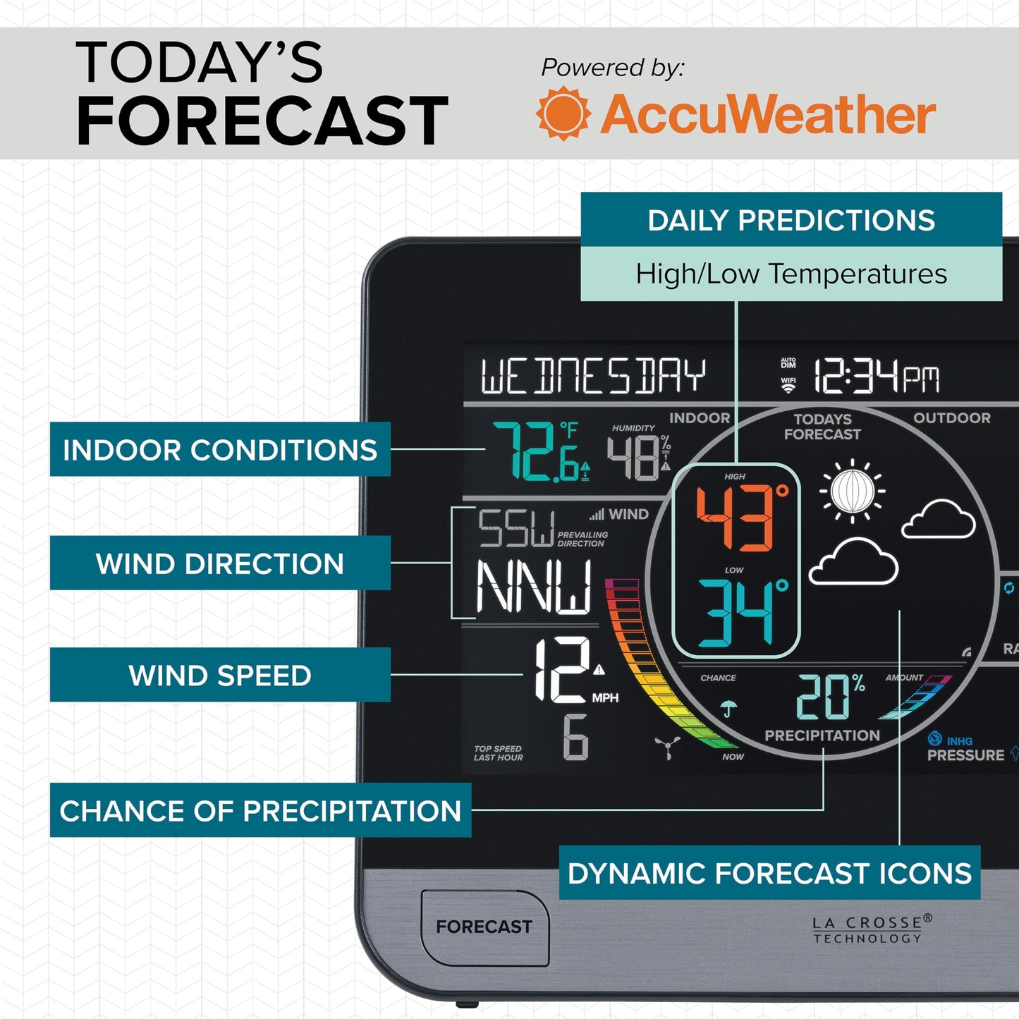 La Crosse Technology 328-69357-INT Wi-Fi Professional Weather Station