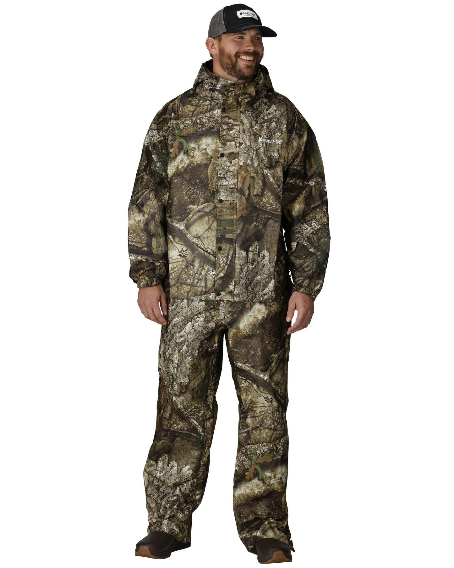 FROGG TOGGS Men's Classic Pro Action Waterproof Breathable Rain Jacket, Realtree APX, Large