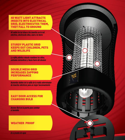Black Flag BZ-40 40-Watt Outdoor Bug Zapper