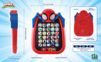 ekids Spidey and His Amazing Friends Kids Tablet for Preschool, Tablet with Educational Games and ABC Learning for Toddlers Aged 3 and Up