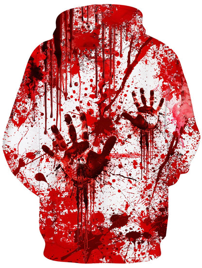 Mens Halloween Hoodies Boy Cool Bloody Hoodie Fashion Skeleton Sweatshirt Guys 3D Printed Graphic Novelty Pullover Adult Funny Fleece Fall Winter Clothes