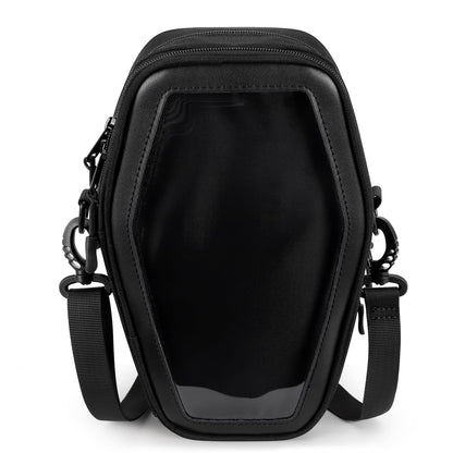 STEAMEDBUN Ita Coffin Purse with Insert Gothic Crossbody Bag for Halloween