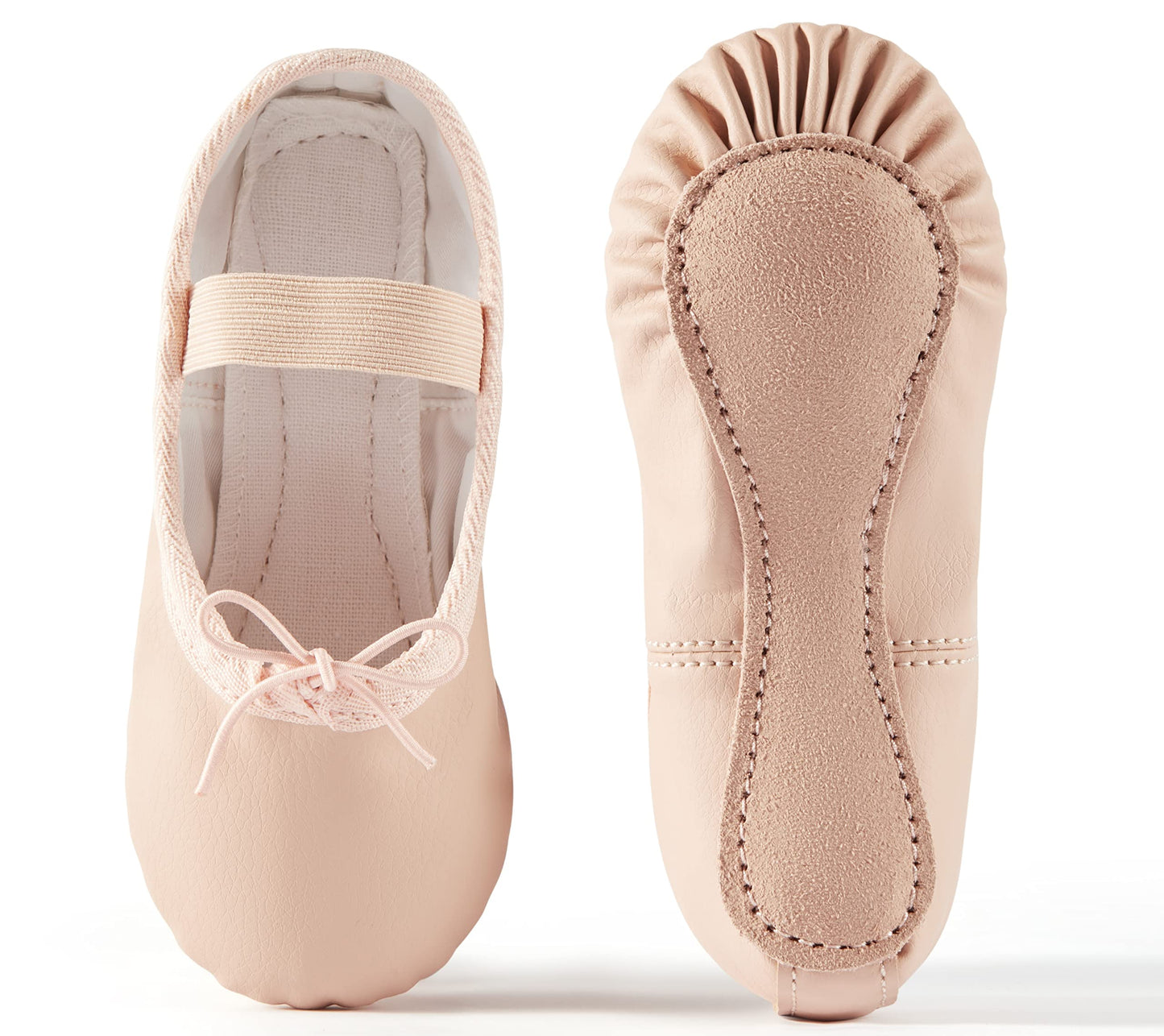 Lily's Locker - Ballet Shoes for Girls Full Sole Leather Dance Shoes for Children and Adults (Beige, 10 UK Child)
