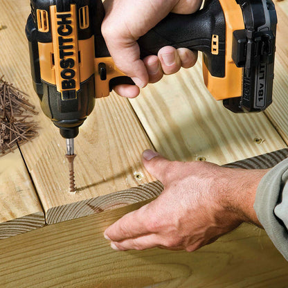 Bobibbi Wood Screws #10 x 3-1/2’’, T25 Star Torx Drive Flat Head Deck Screws, Brown, 58Pcs (1lb)