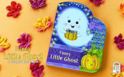 Funny Little Ghost - Halloween Ghost-Shaped Board Book