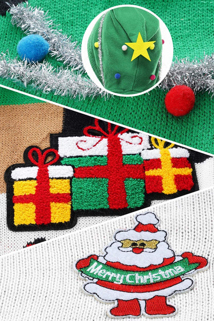 Women Ugly Christmas Hoodie for Adult Men`s Unisex Xmas Hooded Sweater Pullover for Party Festive A Season Star was Born Medium