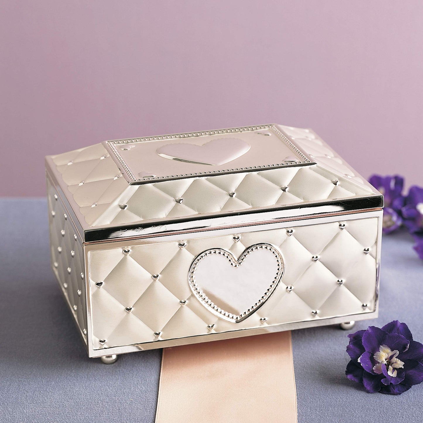 Lenox 6205231 Childhood Memories Musical Ballerina Jewelry Box, Metallic
