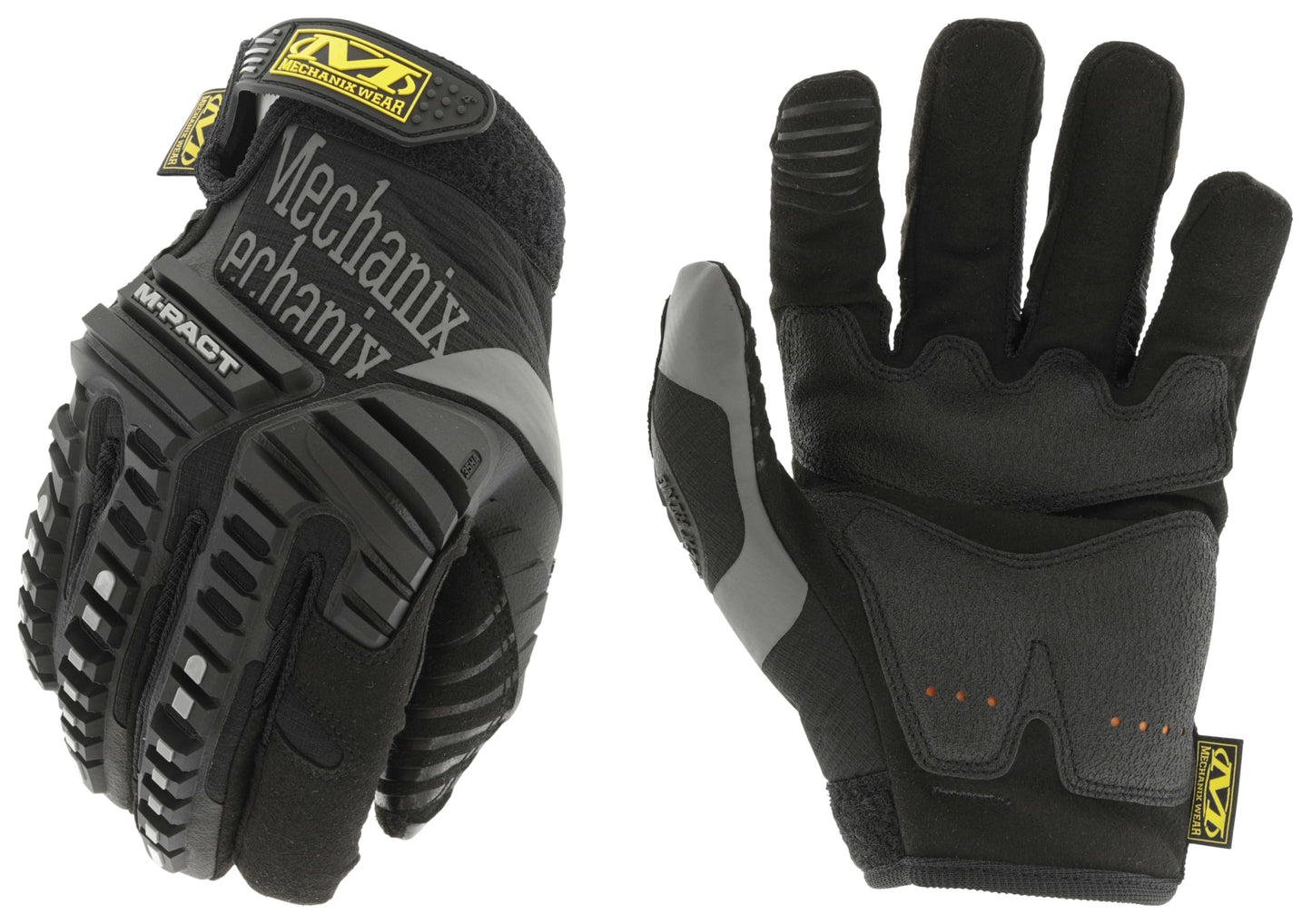 Mechanix Wear - M-Pact Gloves (Large, Black/Grey)
