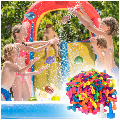 Hibery 1000 Pack Water Balloons with Refill Kits, Latex Water Bomb Balloons Fight Games - Summer Splash Fun for Kids & Adults