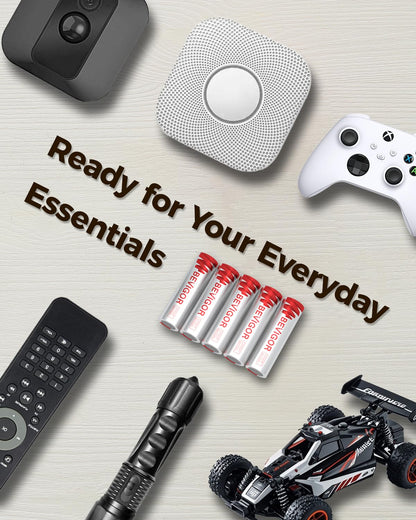 BEVIGOR Lithium Batteries AA Size 16 Pack 1.5V Longer Lasting Double A Battery for Blink Camera, Trail Camera, Security Alarm System, Remote Controlled Vehicle Batteries【Non-Rechargeable】