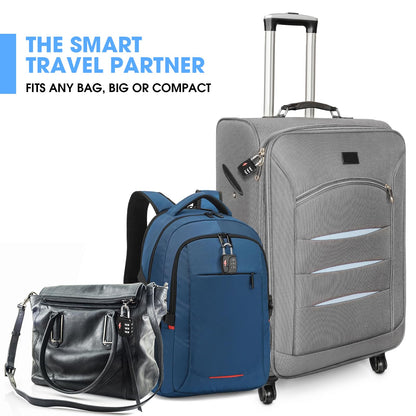 iGurutr TSA Locks 4-Pack - Ultra Lightweight Travel & Gym Combo Locks (54g Each!), TSA Approved Secure Luggage Locks for Suitcases, School Backpacks, Lockers - 3-Digit Code, 2.36in Compact Design