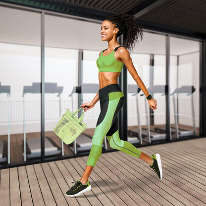 DV Lifestyle Mesh Shower Bag 10.2x9.9'' Quick-Dry Caddy with Zipper & 2 Pockets. Portable Toiletry Tote for Bathroom, Gym, Travel, Camp, Beach, for Sunscreen, Dorm & College Essentials (Light Green)