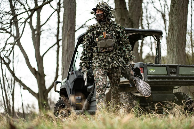 BLOCKER OUTDOORS Finisher Lightweight Turkey Hunting Pants – Silent, Scent-Control, Stretch-Fit Camo Pants for Mobility & All-Season Comfort (MO Bottomland Original, 36 REG)