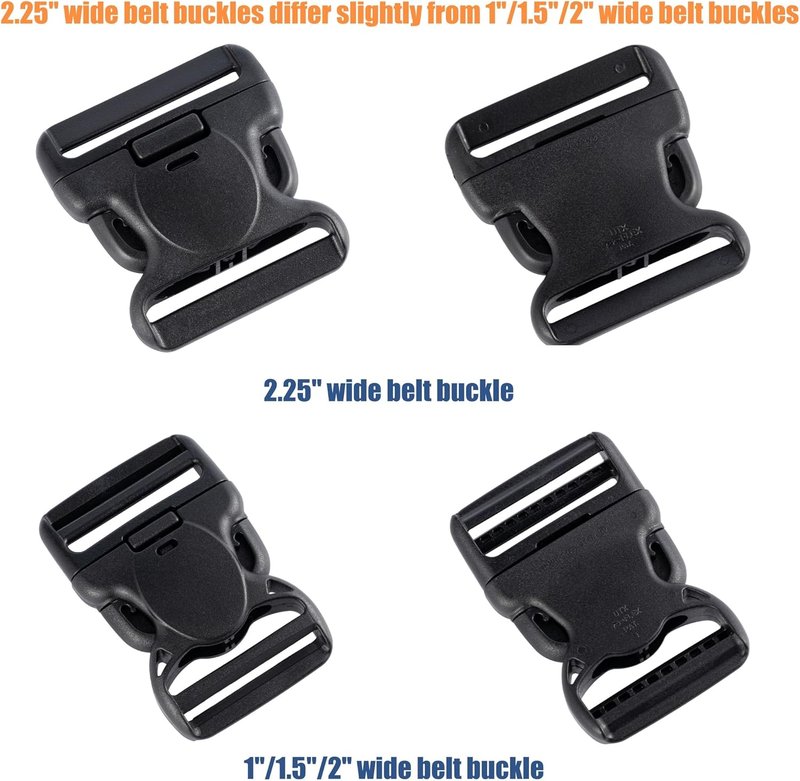 TACNEX Cop-Lok Tri-Release Belt Clasp - Durable Military & Police Belt Buckle | 1"-2.25" Sizes