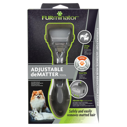 FURminator Adjustable Dematter Tool for Cats and Dogs