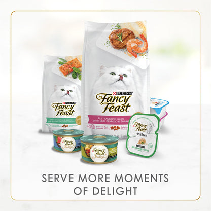 Purina Fancy Feast Senior Wet Cat Food 7 Years Plus Chicken Feast in Gravy Minced - (Pack of 24) 3 oz. Cans