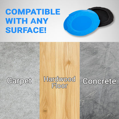 BODi Strength Slides with Booties - Enhance Core & Glute Workouts, Compact Core Sliders for Home Gym Ab Exercise Equipment, Full-Body Workout Accessories, 2 Strength Slides + 2 Booties